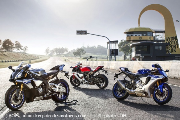 Coloris Yamaha YZF R1 et R1M