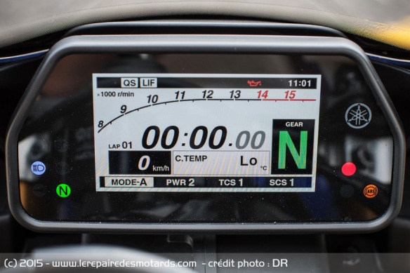 Compteur digital Yamaha YZF R1 et R1M
