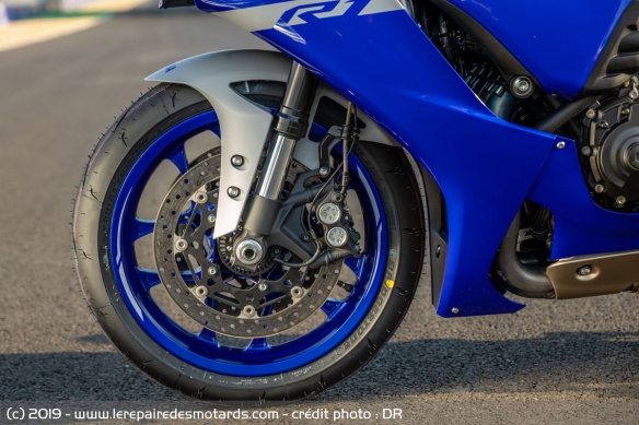 Freins avant de la Yamaha YZF-R1