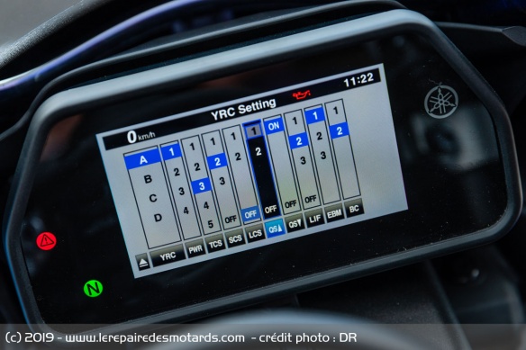Réglage du quickshifter