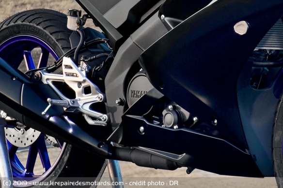 Le moteur de la Yamaha YZF-R125