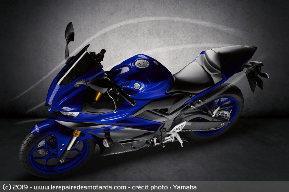 Aerodynamique de la Yamaha YZF-R3