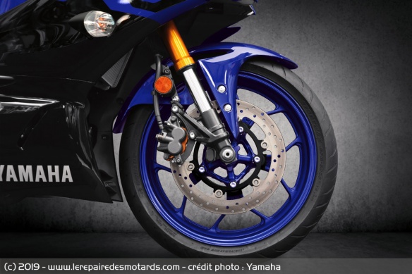Frein avant de la Yamaha YZF-R3