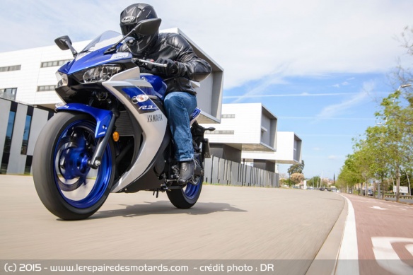 Essai Yamaha R3 sur départementale