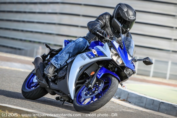Essai Yamaha R3 sur nationale
