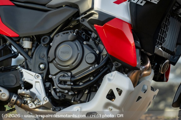 Le moteur bicylindre CP2 de la Yamaha Ténéré 700 World Raid