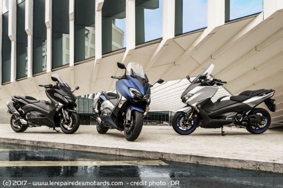 Les Yamaha TMax, TMax DX et TMax SX