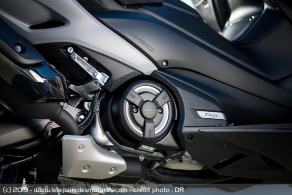 Le bicylindre 562 cm3 du nouveau Yamaha TMax