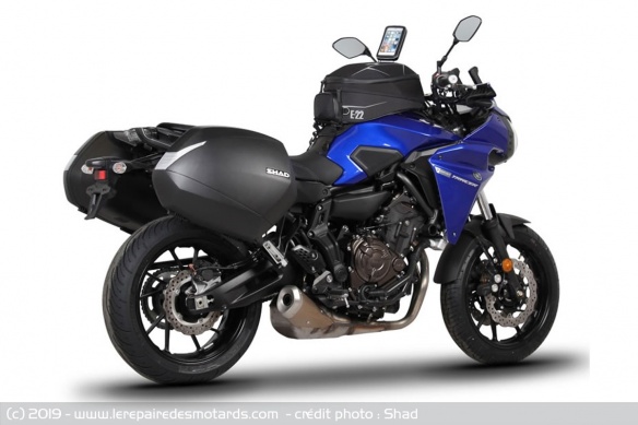 Valises et top-case Shad sur Yamaha Tracer 700