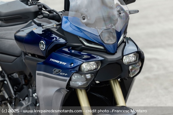 La fourche KYB à réglage électronique