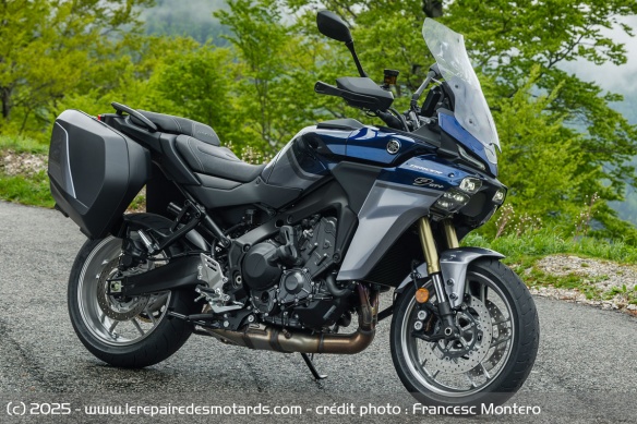 La Tracer 9 GT+ est bardée d'assistances électroniques