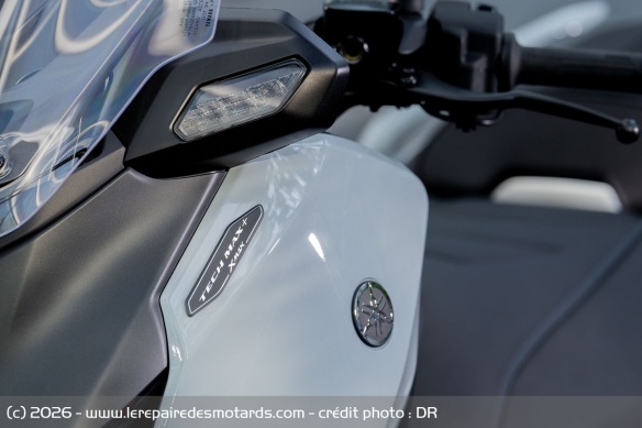 Les finitions du XMAX 125 Tech Max+ sont plutôt réussies