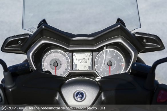 Le compteur du Yamaha X-Max 300