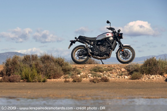 La Yamaha XSR700 Xtribute