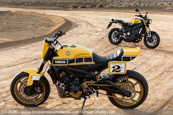 Coloris jaune Yamaha XSR 900