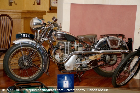 L'Aventure Peugeot à Sochaux : moto de 1934