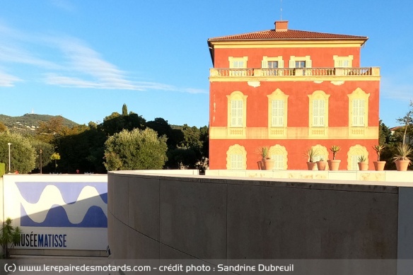 Le musée Matisse est dans le quartier de Cimiez