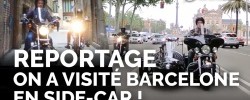 Barcelone en side-car