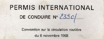 permis international