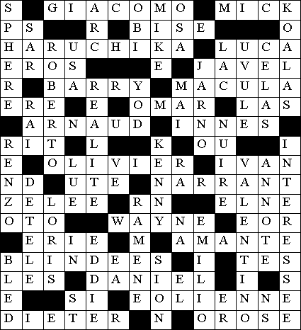 Mots fléchés motos