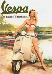 Les belles vacances en Vespa