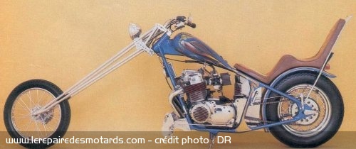Définition : chopper, ici sur base de CB 750