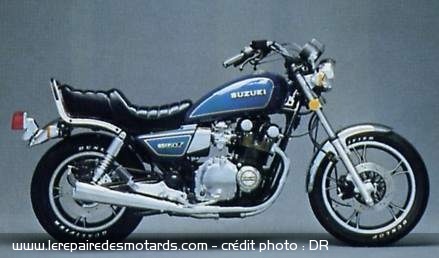 Définition : chopper, ici une Suzuki GS 850