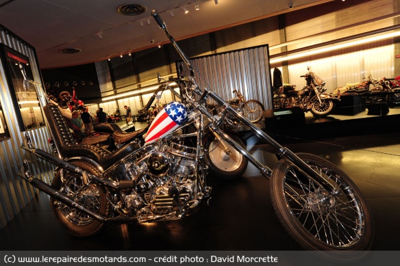 Chopper Captain America d'Easy Rider