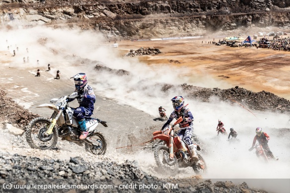 Le Hard Enduro, ici lors de l'Erzberg Rodéo, est une des variantes de la discipline