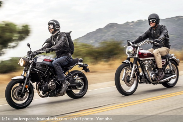 Yamaha XSR 700 et XS 650
