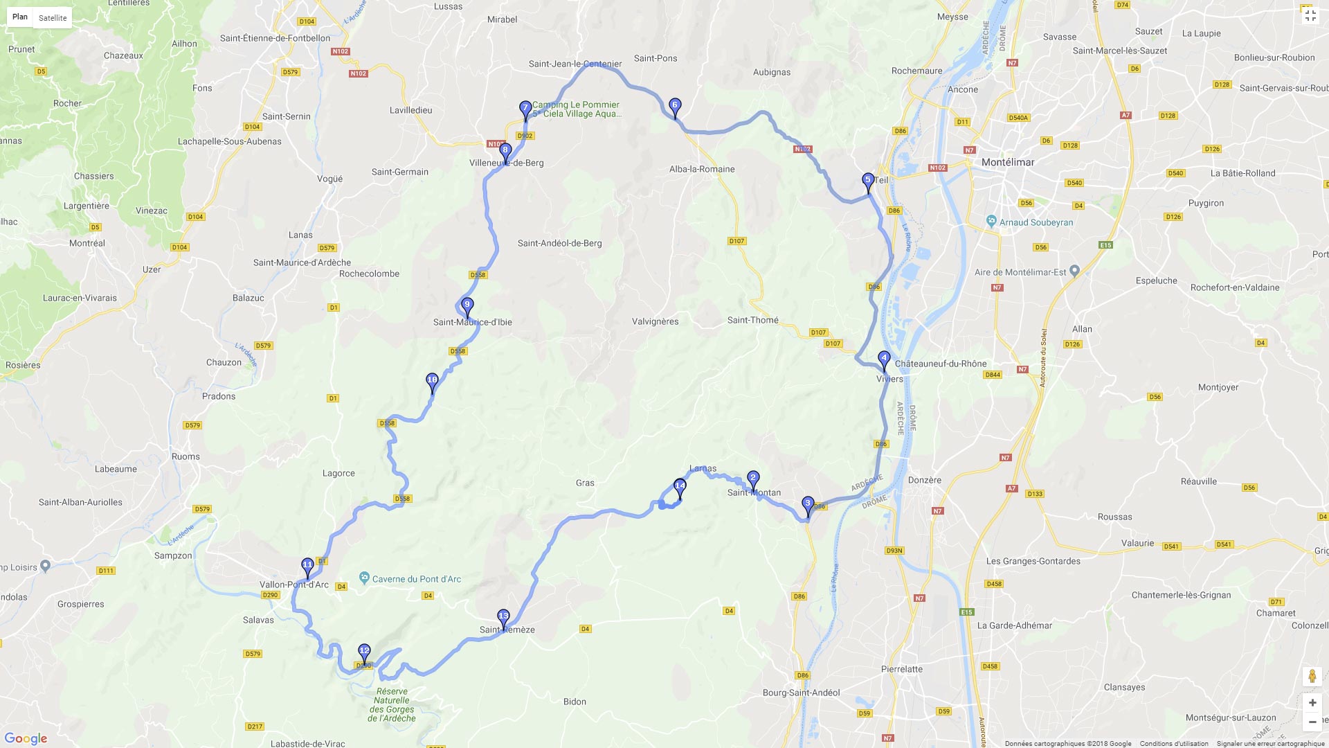 Pour zoomer sur la carte et avoir plus de détails, connectez-vous ! Carte roadbook Balade du plateau des Gras