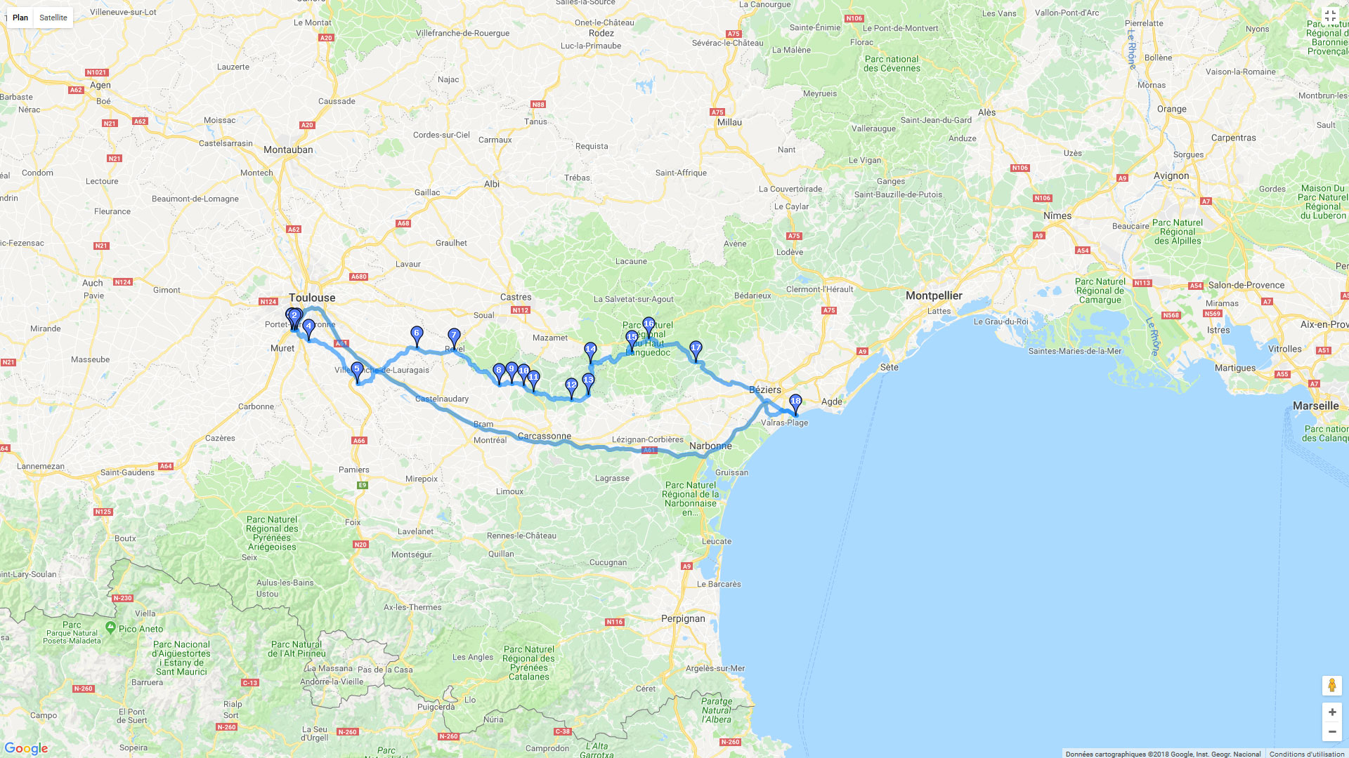 Pour zoomer sur la carte et avoir plus de détails, connectez-vous ! Carte roadbook Boucle en Chartreuse