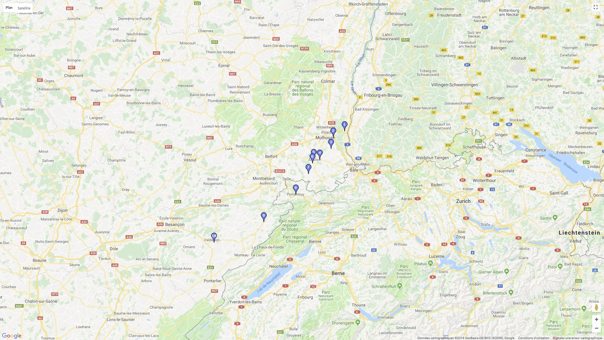 Pour zoomer sur la carte et avoir plus de détails, connectez-vous ! Carte roadbook D'Ottmarsheim à Epenoy