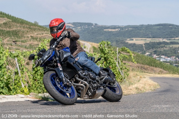 En route pour essayer la fourche et l'amortisseur WP