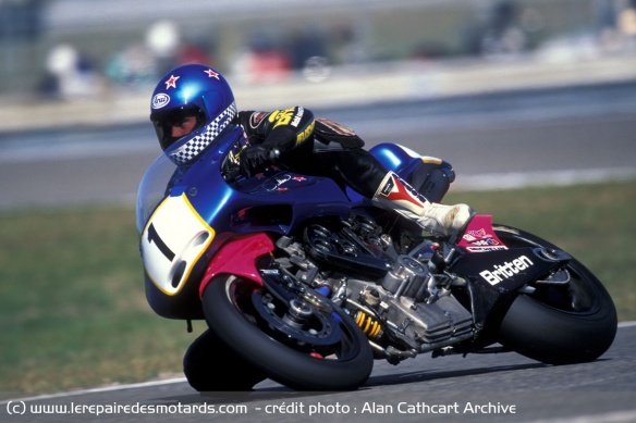 Andrew Stroud a finalement fait triompher la Britten à Daytona en 1994