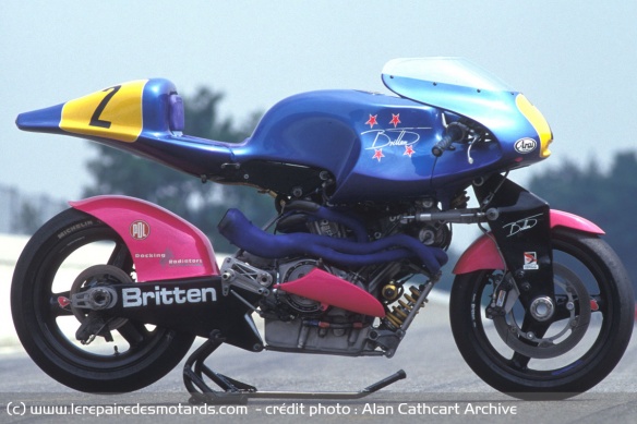 Changements radicaux pour la Britten lors de son passage à 1.100 cm3