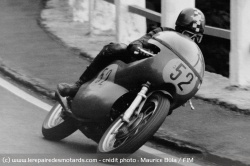 John Dodds sur la Linto 500 lors du Grand Prix de l'Adriatique (Yougoslavie) 1969