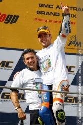 C'est Alvaro Bautista qui offre au team Aspar son premier titre en 2006