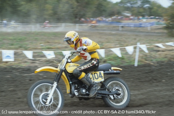 Roger DeCoster durant les années fastes chez Suzuki Roger DeCoster durant les années fastes chez Suzuki