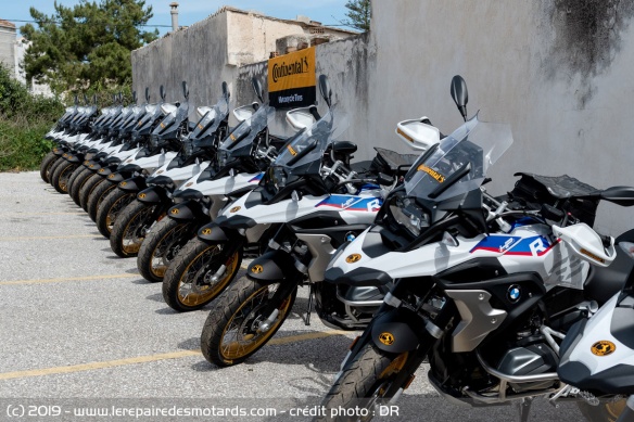 Les BMW R1250GS prêtes à prendre la route en ContiTrailAttack 3