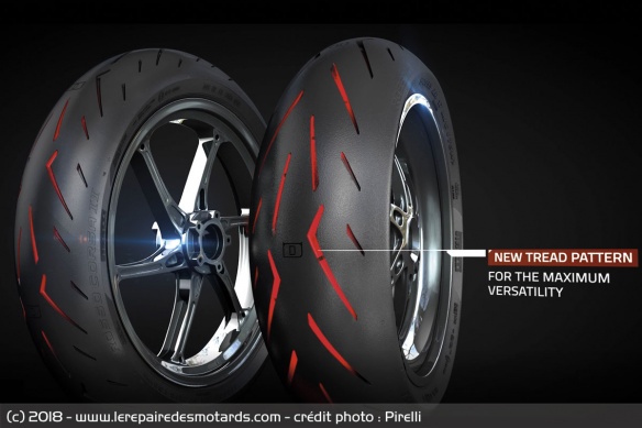 Les dessins des Pirelli Diablo Rosso Corsa II