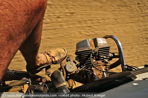 Chaussure et moteur