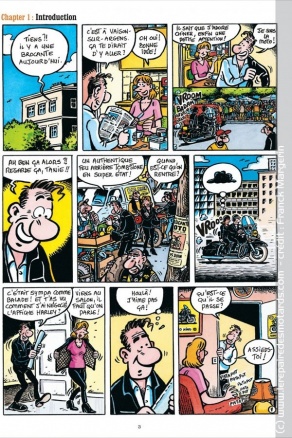 Extrait de ''Je veux une Harley'', planche 1/2