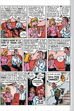 Extrait de ''Je veux une Harley'', planche 2/2