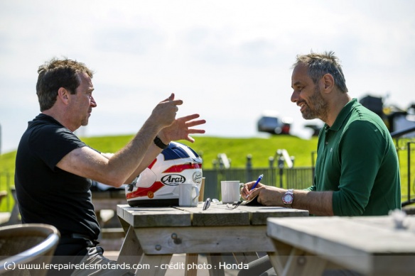 En pleine interview de MONSIEUR Freddie Spencer