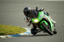 Manon en piste avant son accident
