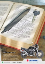 Culture Pub saga Suzuki Bandit GSF publicités motos