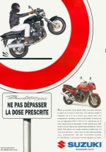 Culture Pub saga Suzuki Bandit GSF publicités motos