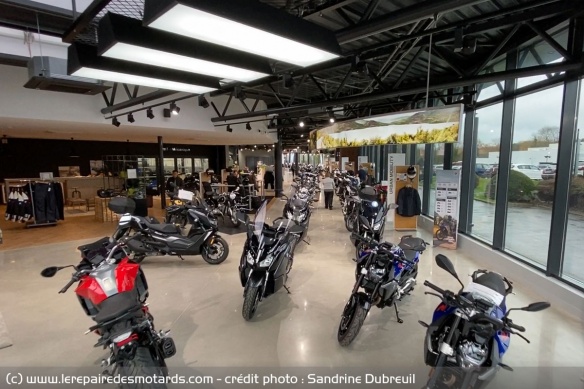 En plus de la balade, les Winter Ride sont également l'occasion d'essayer les touring BMW