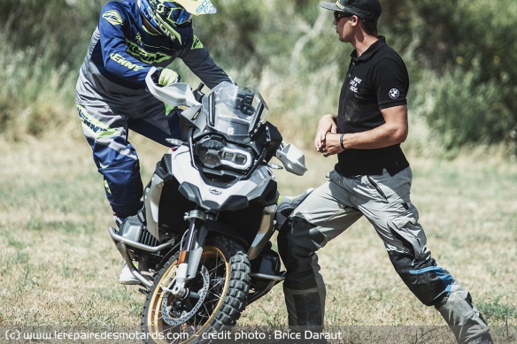 Sentir le point d'équilibre de la BMW 1250 GS